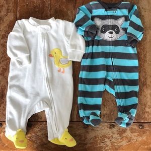 2 Footed Sleepers 0-3mo